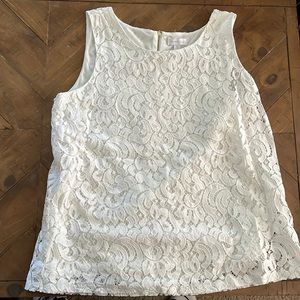 White lace top